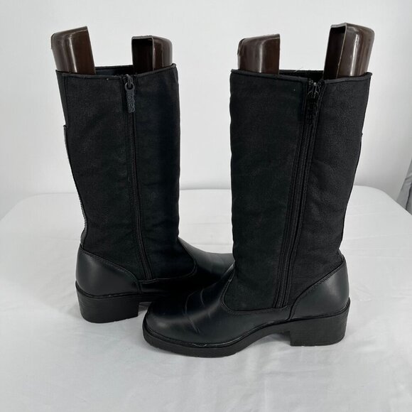 Totes Women's‎ Black Knee-High Boots Size 8 - Picture 1 of 8
